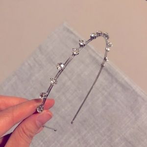 Silver headband